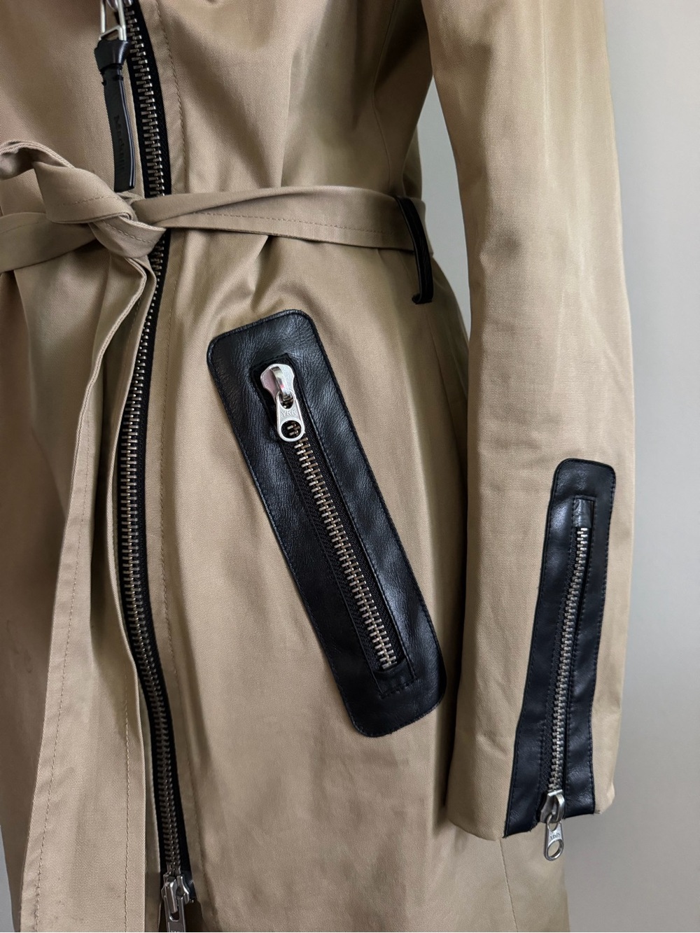 Mackage Tan Trench Coat - Picture 6 of 15